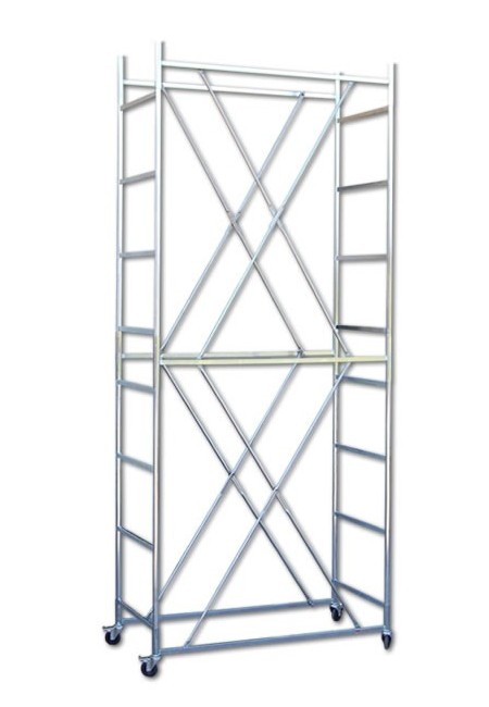 TRABATTELLO REAL ZINCATO COMPLETO DI MEZZOPIANO